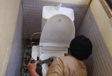 和式　→　洋式トイレリフォーム